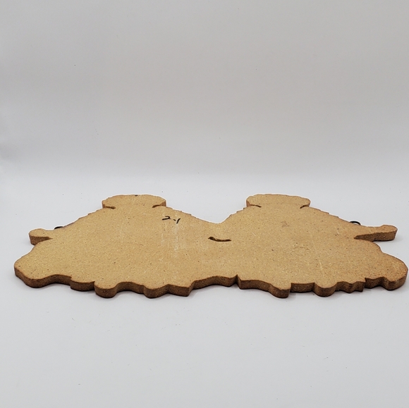 ST. ANDREW'S ABBEY Angels WELCOME Sign CERAMIC Art Sign 6"H X 10 3/8"L Plaque - Picture 9 of 10